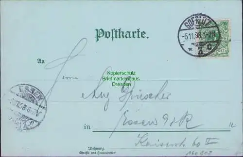 160808 AK Görlitz Mondscheinkarte 1898