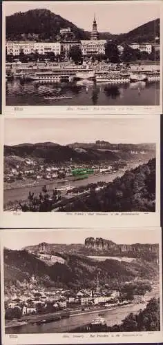 160955 3 AK Hahn Foto 1961 Sächs. Schweiz Bad Schandau a.d. Elbe 13412