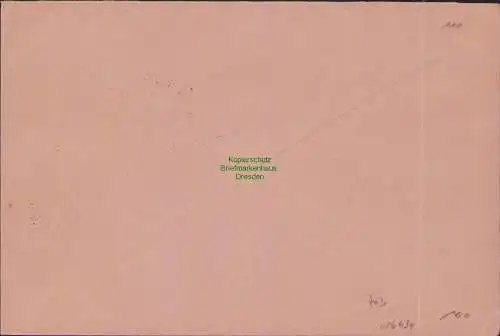 B-16491 Brief DR 6x 703 Wiesbaden nach Radeberg 1940 Waffenstillstandskommission