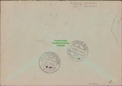 B-16405 Brief DR 806-09 Eingliederung Teile Steiermark Kärnten Krain 4 Stempel