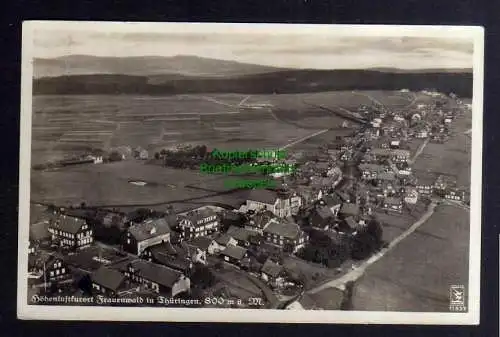 127706 AK Frauenwald in Thüringen Luftbild Fotokarte 1936