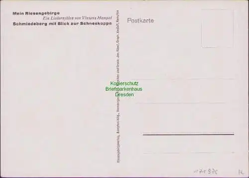 171978 AK Sommer in den Vorbergen Worte und Weise von Vinzenz Hampel Schlesien