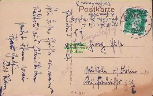 171921 AK Hötensleben 1927 Poststraße Gasthof zum schwarzen Adler