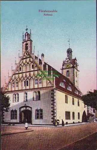 171910 AK Fürstenwalde Rathaus um 1910