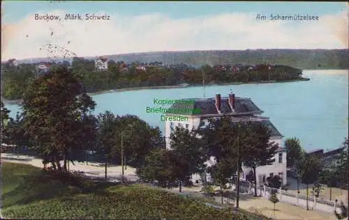 171907 AK Buckow Märk. Schweiz Am Scharmützelsee 1914