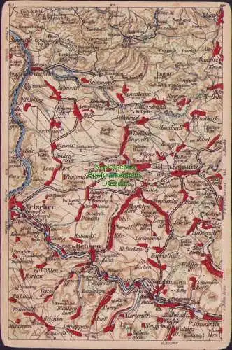 171882 Wona Landkarten AK 879 Schmilka Böhm. Kamnitz Tetschen Bensen Sandau