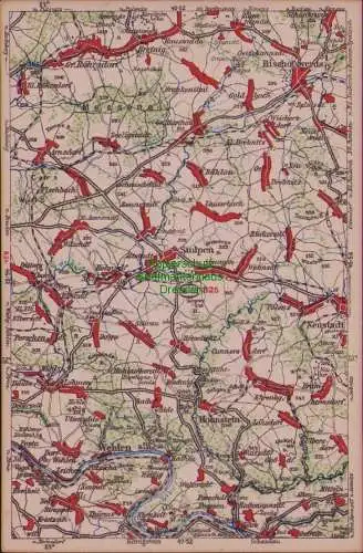 171866 Wona Landkarten AK 46-52 825 Großröhrsdorf Bischofswerda Stolpen Wehlen