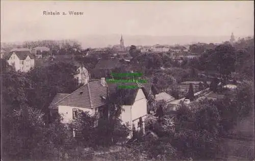 171802 AK Rinteln an der Weser 1911 Panorama