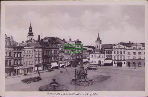 171797 AK Braunau Adoli-Hitler-Platz Ringplatz um 1940