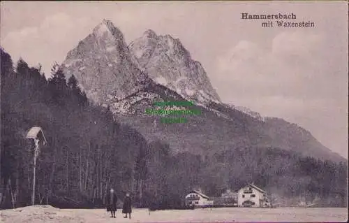 171741 AK Hammersbach mit Waxenstein 1921