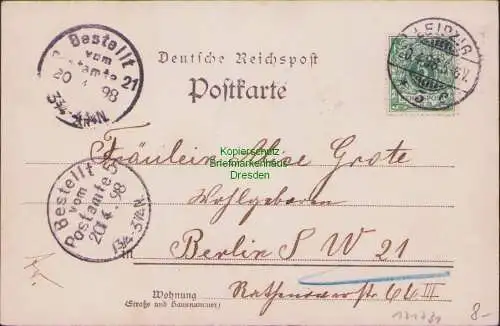 171731 AK Leipzig 1898 Pleissenburg