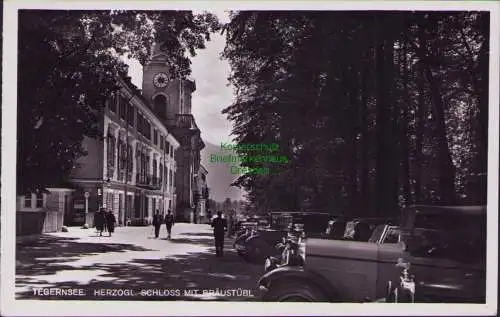 171721 AK TEGERNSEE 1940 HERZOGL. SCHLOSS MIT BRAUSTÜBL