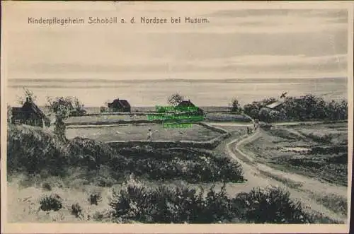 171719 AK Kinderpflegeheim Schobüll a. d. Nordsee bei Husum um 1910