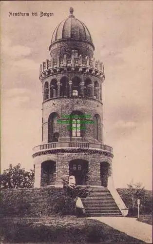 171703 AK Arndturm bei Bergen um 1920