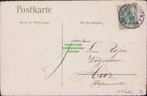 171662 AK Hildburghausen Studentika 1907 Wissenschaft Seis Panier