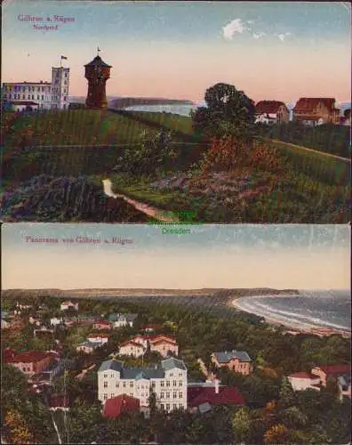 171598 AK Göhren a. Rügen 1921 Nordperd Panorama Strand-Hotel