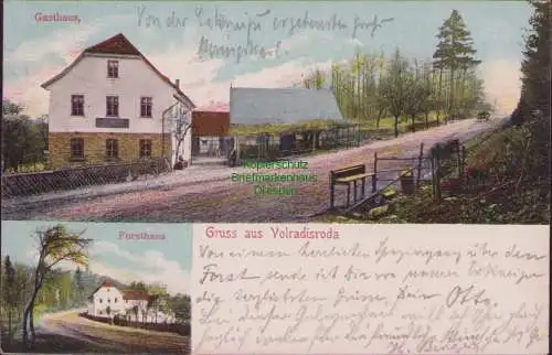 171580 AK Vollradisroda Döbritschen 1903 Forsthaus Gasthaus