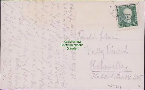 171214 AK REICHENBERG 1931 Stadttheater und Hauptpostamt Liberec