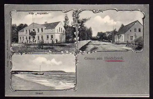 52018 AK Heidebrink Villa Magarethe Straßenansicht 1905