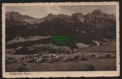 51929 AK Haldensee Tirol 1914