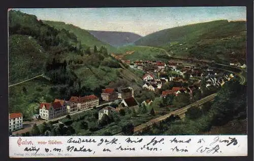 49986 AK Calw von Süden 1907