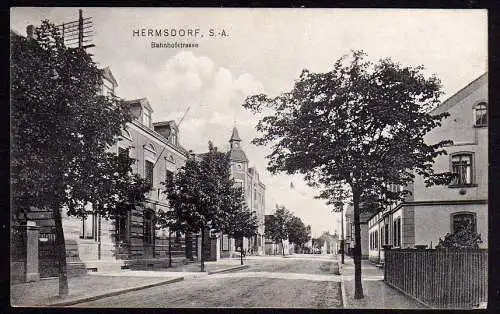 45911 AK Hermsdorf S. A. 1908 Bahnhofstrasse