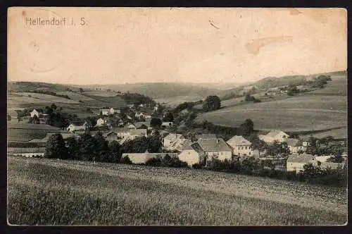 45655 AK Hellendorf i.Sa.Gesamtansicht 1909