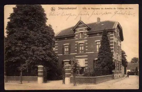 39082 AK Steynockerzeel Steenokkerzeel um 1915 Villa du Reggiseur du domaine