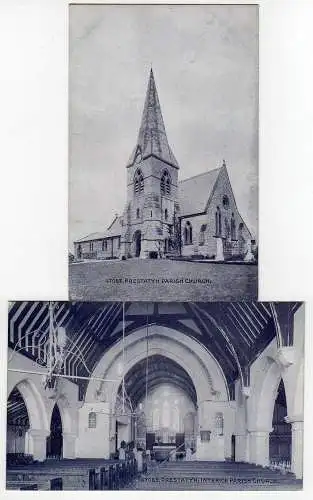 39508 2 AK Prestatyn Denbighshire Wales Parish Church um 1920