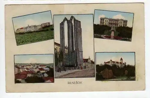 39528 AK Benesov Beneschau Ruine Minoritenkloster 1917