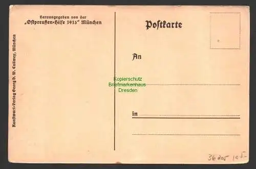 36205 AK Ostpreussische Flüchtlinge 1915 Ostpreussen