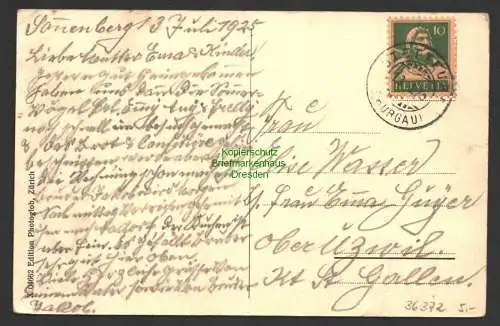 36372 AK Stettfurt Schlossgut Sonnenberg 1925 Kanton Thurgau Schweiz