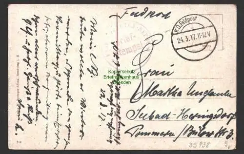 35938 AK Altweier im Münstertal Aubure 1917 Feldpost Aubure