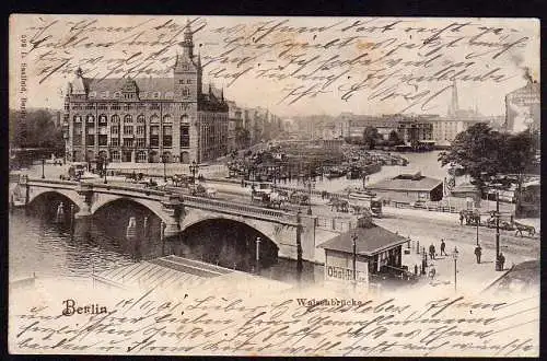 36079 AK Berlin Waisenbrücke Obst Halle Hafen 1901