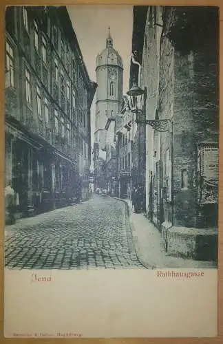 24311 AK Jena Rathausgasse um 1900