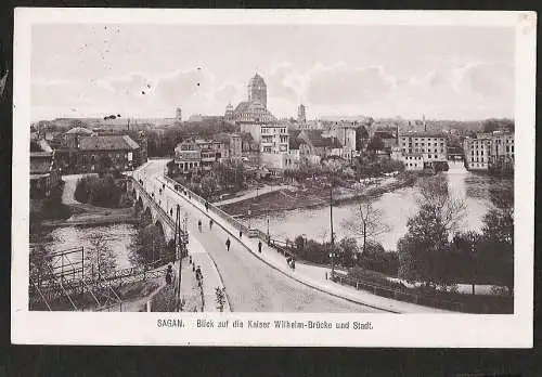 24111 AK Sagan Kaiser Wilhelm Brücke Woiwodschaft Lebus