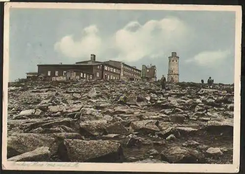 24244 AK Brocken Harz Brocken Hotel 1931, gelaufen