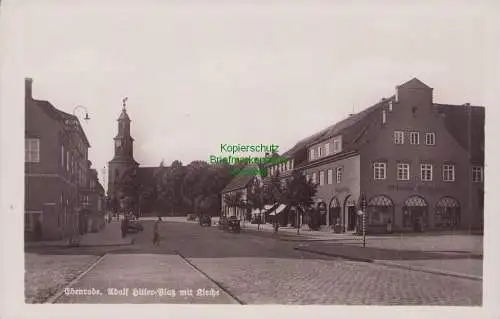 170028 AK Nesterow Stallupönen Ebenrode Fotokarte Platz Kirche Buchhandlung