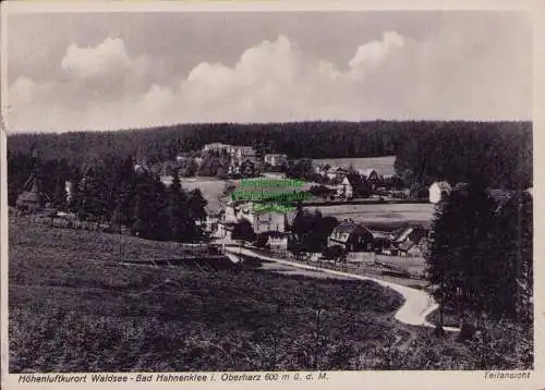 170120 AK Waldsee Bad Hahnenklee i. Oberharz Goslar Teilansicht 1935