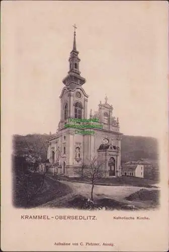 158822 AK Krammel Kramoly Obersedlitz um 1900 Aussig Usti