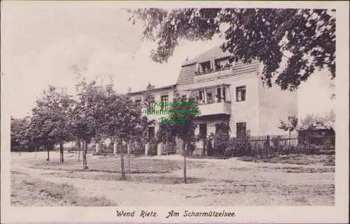 165285 AK Wend. Rietz Am Scharmützelsee 1929