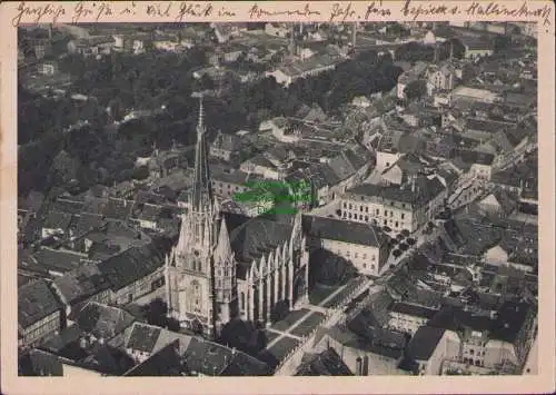 165348 AK Mühlhausen i. Thür. 1931 Marienkirche und Steinweg Junkers Luftbild