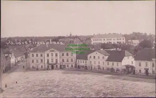 161525 AK Saldus tirgus plazs Marktplatz um 1920 Marktplatz Frauenburg Lettland