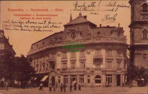 161521 AK Hermannstadt Sibiu Nagyszeben um 1910 Bodenkreditanstalt