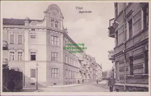 161453 AK Tilsit Jägerstraße um 1915 verwendet 1941