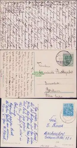 161398 3 AK Mühlhausen i. Th. Steinweg 1911 1957