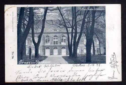 99788 AK Berlin Pankow Schloss Nieder Schönhausen 1898