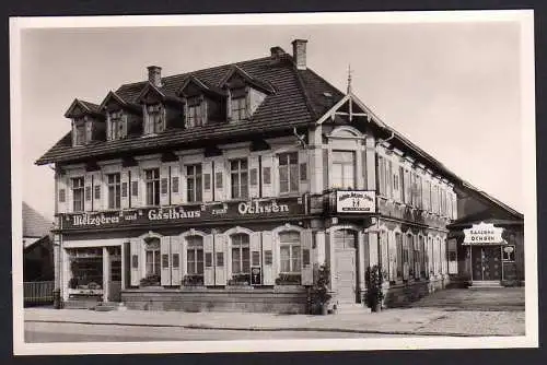 74470 AK Kuppenheim Metzgerei und Gasthaus zum Ochsen Saalbau