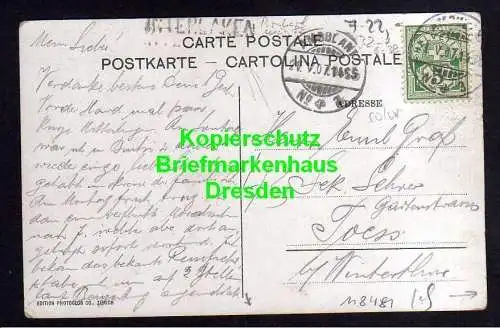 118481 AK Interlaken 1907 Berggesicht ala Hansen Nolde Frau Mädchen