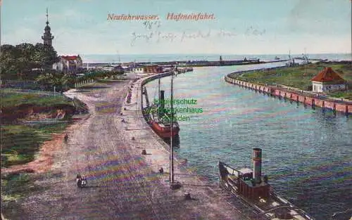 153910 AK Danzig Neufahrwasser 1907